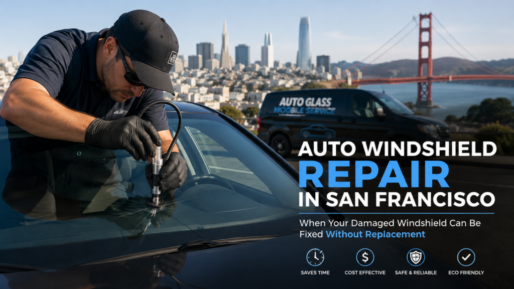 Auto Windshield Repair in San Francisco: When Your Damaged Windshield Can Be Fixed Without Replacement